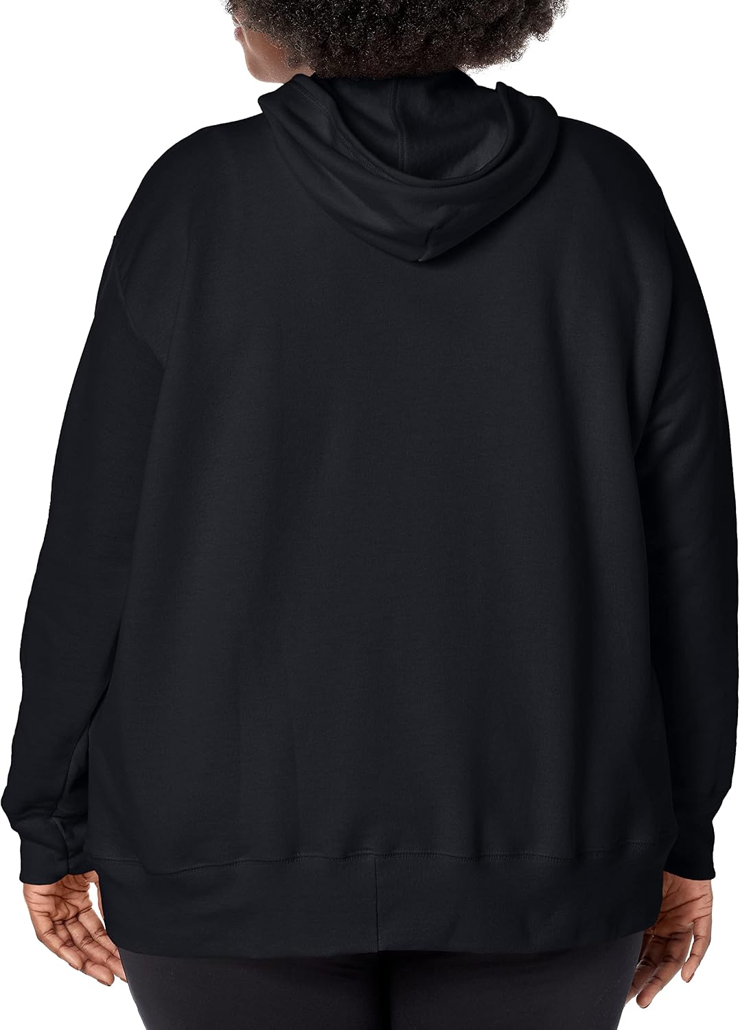 Plus Size ComfortSoft  Fleece Full-Zip Women Hoodie